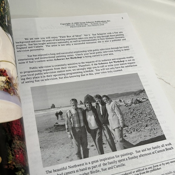 🌻4/$20 Watercolour & Acrylic Paint Box Of Ideas Volume 2 Softcover Vintage Book - Picture 3 of 15